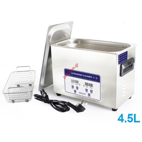 Συσκευή καθαρισμού υπερήχων SU-030S 4.5L/180W ULTRASONIC Tank Size 300 x 150 x 100 mm ( L x W x H )