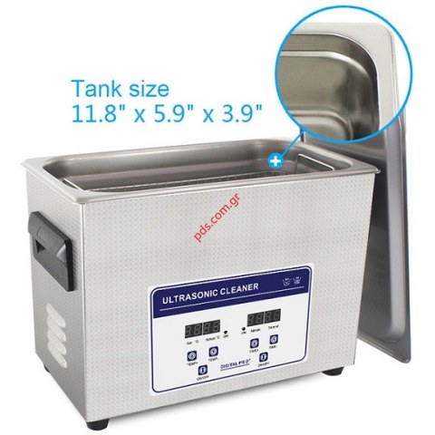 Συσκευή καθαρισμού υπερήχων SU-030S 4.5L/180W ULTRASONIC Tank Size 300 x 150 x 100 mm ( L x W x H )