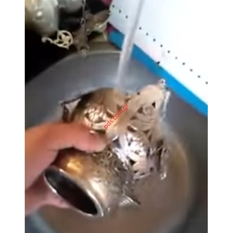 Liquid ORS1 for simultaneous cleaning and polishing of gold and silver surfaces without scrubbing