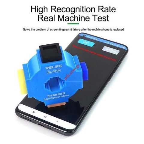 Σύστημα ρύθμισης αποτυπώματος για RL-071B STEP 4 Version 5 Huawei Vivo Xiaomi OPPO MI Android Phone Fingerprint Optical Fingerprint Calibrator Correction Tools