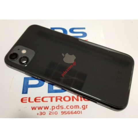 Γνήσιο πίσω καπάκι Apple iPhone 11 A2221 (PULLED) Black 6.1inch PULLED GRADE A Small parts middle back battery cover frame σε μαύρο χρώμα NO BATTERY Γνήσιο πίσω καπάκι Apple iPhone 11 A2221 (PULLED) Black 6.1inch PULLED GRADE A Small parts middle back battery cover frame σε μαύρο χρώμα NO BATTERY