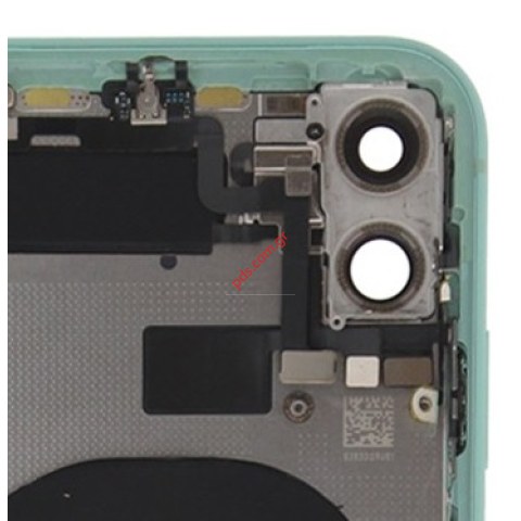 Γνήσιο πίσω καπάκι Apple iPhone 11 A2221 (PULLED) Green 6.1inch middle back battery cover frame some parts σε πράσινο χρώμα NO BATTERY