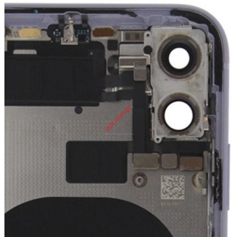 Γνήσιο πίσω καπάκι Apple iPhone 11 A2221 (PULLED) Purple 6.1inch middle back battery cover frame some parts σε λιλά μωβ χρώμα NO BATTERY
