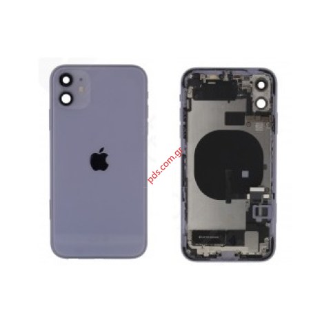 Γνήσιο πίσω καπάκι Apple iPhone 11 A2221 (PULLED) Purple 6.1inch middle back battery cover frame some parts σε λιλά μωβ χρώμα NO BATTERY Γνήσιο πίσω καπάκι Apple iPhone 11 A2221 (PULLED) Purple 6.1inch middle back battery cover frame some parts σε λιλά μωβ χρώμα NO BATTERY