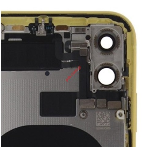 Γνήσιο πίσω καπάκι Apple iPhone 11 A2221 (PULLED) Yellow 6.1inch middle back battery cover frame some parts σε κίτρινο χρώμα NO BATTERY