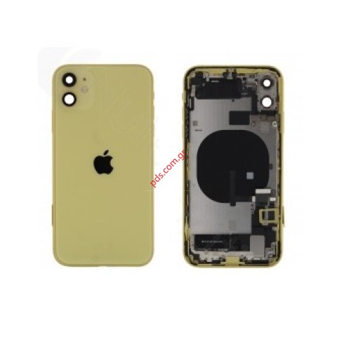 Γνήσιο πίσω καπάκι Apple iPhone 11 A2221 (PULLED) Yellow 6.1inch middle back battery cover frame some parts σε κίτρινο χρώμα NO BATTERY Γνήσιο πίσω καπάκι Apple iPhone 11 A2221 (PULLED) Yellow 6.1inch middle back battery cover frame some parts σε κίτρινο χρώμα NO BATTERY