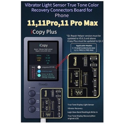 Πλακέτα Qianli iCopy extended board για οθόνες LCD iphone 11/Pro/Pro MAX Vibrator true tone color recovery connector Bulk