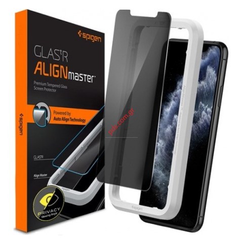 Προστατευτικό τζάμι SPIGEN PRIVACY iPhone 11/XR Tempered glass Προστατευτικό τζάμι SPIGEN PRIVACY iPhone 11/XR Tempered glass