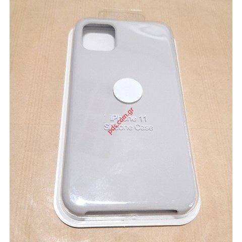 Θήκη σιλικόνης iPhone 11 LIKE Beige σε μπέζ χρώμα Θήκη σιλικόνης iPhone 11 LIKE Beige σε μπέζ χρώμα