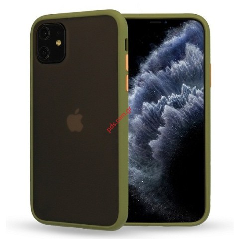 Θήκη TPU Vennus iPhone 11 Green Back cover color Olive σε πράσινο χρώμα Blister Θήκη TPU Vennus iPhone 11 Green Back cover color Olive σε πράσινο χρώμα Blister