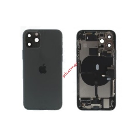 Γνήσιο πίσω καπάκι Apple iPhone 11 Pro A2215 (PULLED) Black 5.8 inch middle back battery cover some parts σε μαύρο χρώμα NO BATTERY Γνήσιο πίσω καπάκι Apple iPhone 11 Pro A2215 (PULLED) Black 5.8 inch middle back battery cover some parts σε μαύρο χρώμα NO BATTERY