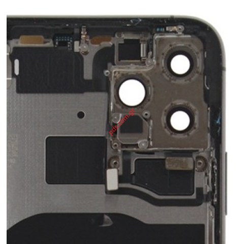 Γνήσιο πίσω καπάκι Apple iPhone 11 Pro MAX A2218 (PULLED) Black 6.5 inch middle back battery cover some parts σε μαύρο χρώμα NO BATTERY