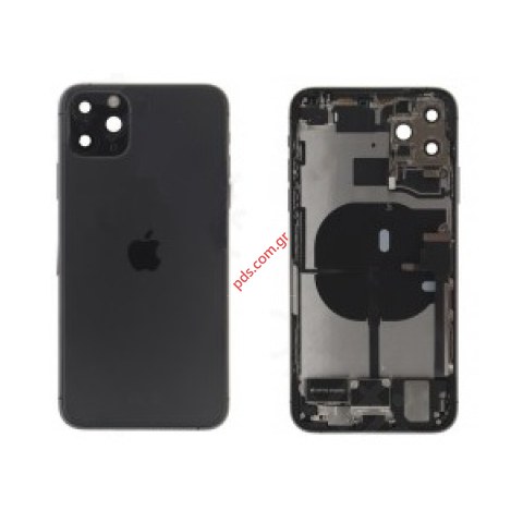 Γνήσιο πίσω καπάκι Apple iPhone 11 Pro MAX A2218 (PULLED) Black 6.5 inch middle back battery cover some parts σε μαύρο χρώμα NO BATTERY Γνήσιο πίσω καπάκι Apple iPhone 11 Pro MAX A2218 (PULLED) Black 6.5 inch middle back battery cover some parts σε μαύρο χρώμα NO BATTERY