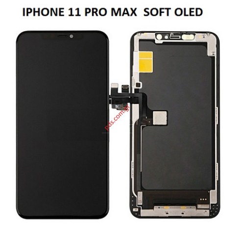 Οθόνη σετ LCD iPhone 11 PRO MAX (A2218) OLED SOFT 6.1 inch with frame and parts Οθόνη σετ LCD iPhone 11 PRO MAX (A2218) OLED SOFT 6.1 inch with frame and parts