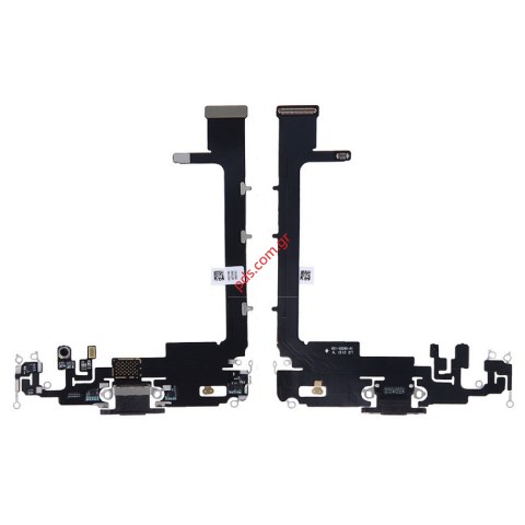 Flex cable iPhone 11 PRO MAX (A2218) Black OEM charge Dock connector Bulk Flex cable iPhone 11 PRO MAX (A2218) Black OEM charge Dock connector Bulk