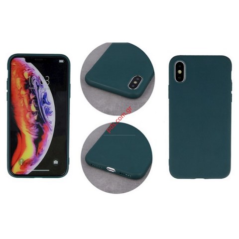 Case Matt TPU for iPhone 11 PRO MAX Forest Green