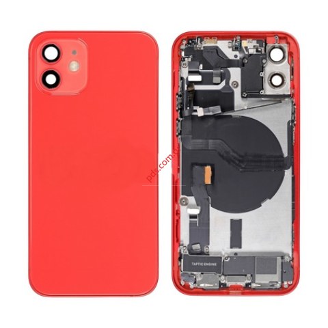 Γνήσιο πίσω καπάκι iPhone 12 (A2403) PULLED GRADE A Red middle back battery cover frame including some parts σε κόκκινο χρώμα NO BATTERY Γνήσιο πίσω καπάκι iPhone 12 (A2403) PULLED GRADE A Red middle back battery cover frame including some parts σε κόκκινο χρώμα NO BATTERY