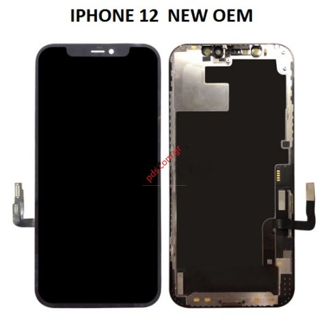 Οθόνη σετ iPhone 12 (A2403)/12 PRO 6.1 inch PULLED Black σε μαύρο ORIGINAL Οθόνη σετ iPhone 12 (A2403)/12 PRO 6.1 inch PULLED Black σε μαύρο ORIGINAL