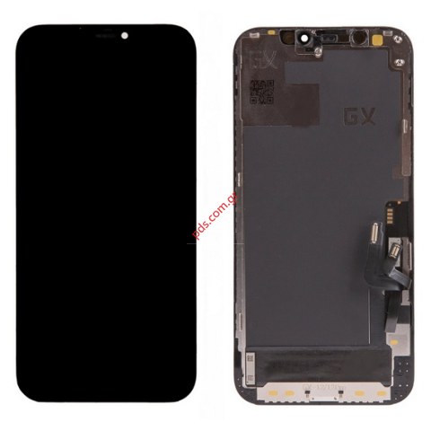 Οθόνη σετ iPhone 12 PRO (A2407)/12 6.1 inch Display HARD OLED Touch screen Digitizer Black σε μαύρο Οθόνη σετ iPhone 12 PRO (A2407)/12 6.1 inch Display HARD OLED Touch screen Digitizer Black σε μαύρο