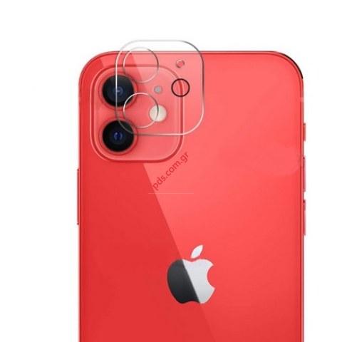 Προστατευτικό κάμερας iPhone 12 2.5D 3mm Back camera Tempered glass clear Blister