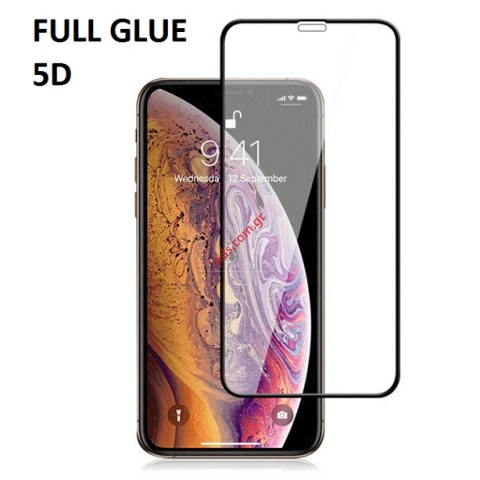 Προστατευτικό τζάμι iPhone 12 Pro (6.1), iPhone 12 (6.1) Full Glue Hard 2.5D Black Tempered glass. Προστατευτικό τζάμι iPhone 12 Pro (6.1), iPhone 12 (6.1) Full Glue Hard 2.5D Black Tempered glass.