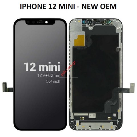 Οθόνη σετ iPhone 12 Mini (A2399) 5.4 inch NEW OEM Black σε μαύρο Οθόνη σετ iPhone 12 Mini (A2399) 5.4 inch NEW OEM Black σε μαύρο