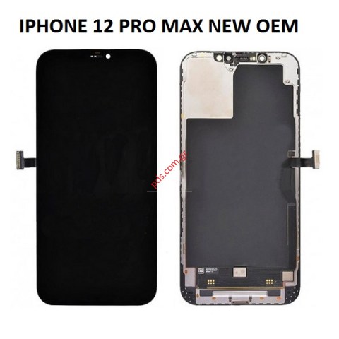 Οθόνη σετ iPhone 12 PRO MAX (A2411) 6.7 inch PULLED Black σε μαύρο Box Οθόνη σετ iPhone 12 PRO MAX (A2411) 6.7 inch PULLED Black σε μαύρο Box