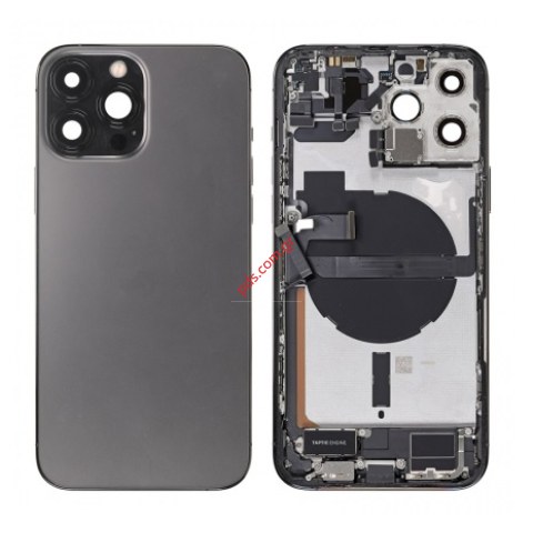 Γνήσιο πίσω καπάκι μπαταρίας iPhone 13 Pro Max 6.7 (A2643) Grey with sparts parts EU Version GRADE A PULLED ORIGINAL Γνήσιο πίσω καπάκι μπαταρίας iPhone 13 Pro Max 6.7 (A2643) Grey with sparts parts EU Version GRADE A PULLED ORIGINAL