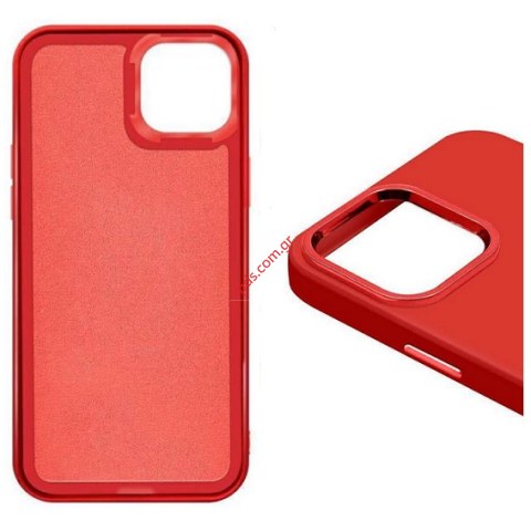 Case TPU iPhone 13 PRO MAX red silicon soft 2.0mm Blister