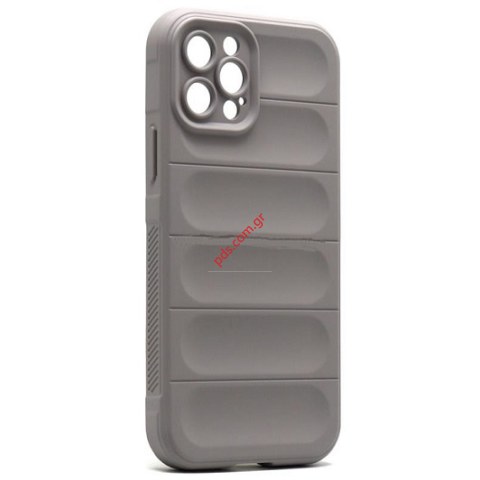 Θήκη  iphone 13 PRO TPU Shield Hard cover grey ανθεκτική σε γκρί χρώμα Blister