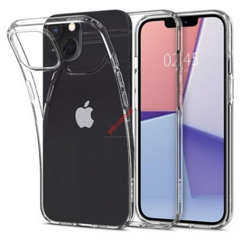 Διάφανη θήκη TPU iPhone 13 6.1 Spigen Liquid Crystal clear Transparent Blisterκη Διάφανη θήκη TPU iPhone 13 6.1 Spigen Liquid Crystal clear Transparent Blisterκη
