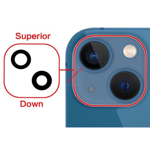Back Rear Camera Lens Glass iPhone 13 6.1 inch and 13 Mini 5.4 Set 2 pcs Bulk Back Rear Camera Lens Glass iPhone 13 6.1 inch and 13 Mini 5.4 Set 2 pcs Bulk