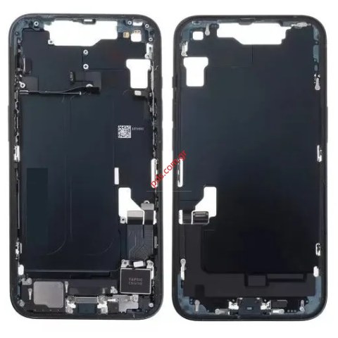 Πίσω μεσαίο πλαίσιο Apple iPhone 14 (A2882) Black PULLED Grade A Back middle frame cover + Charge flex cable Bulk Πίσω μεσαίο πλαίσιο Apple iPhone 14 (A2882) Black PULLED Grade A Back middle frame cover + Charge flex cable Bulk