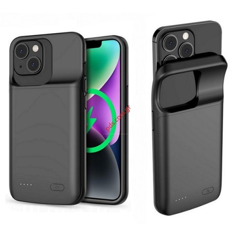 Back case with battery iPhone 14/14 Pro Lion 4800mAh Black Box Back case with battery iPhone 14/14 Pro Lion 4800mAh Black Box