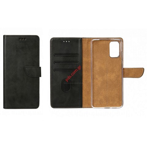 Case book iPhone 14 PLUS 6.7 inch Black wallet stand Blister (16,00Χ78,1X7,8CM)