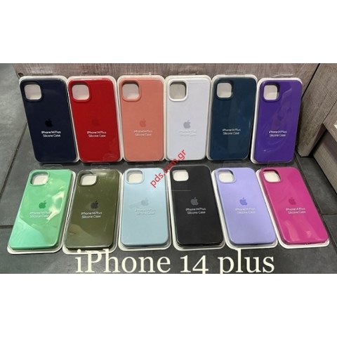 Case for iPhone 14 PLUS MAX Silicon Black Blister