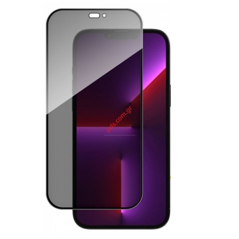 Προστατευτικό τζάμι iPhone 14 PRO MAX Privacy Tempered glass 5D 9H 0.33M Black Box Προστατευτικό τζάμι iPhone 14 PRO MAX Privacy Tempered glass 5D 9H 0.33M Black Box