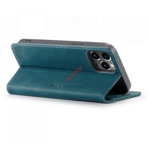 Case book iPhone 14 PRO MAX 6.7 inch Green Magnet wallet stand Blister (16,07Χ77,6X7,9CM)