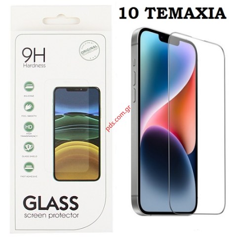 Προστατευτικό τζάμι iPhone 15 (A3090) 6.1 (10in1) Flat 9H 0.33M Tempered glass clear Blister Προστατευτικό τζάμι iPhone 15 (A3090) 6.1 (10in1) Flat 9H 0.33M Tempered glass clear Blister