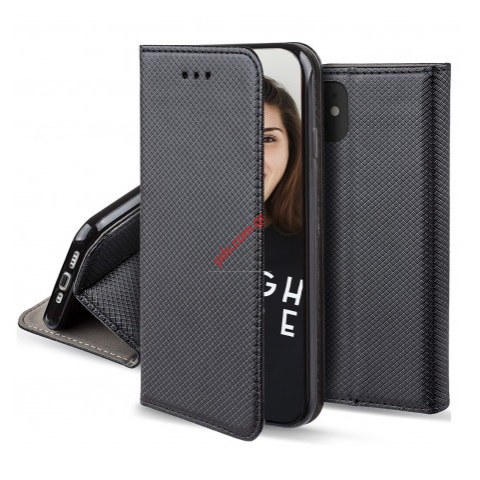 Θήκη βιβλίο iPhone 15 PLUS (A3094) 6.7 Black Book Magnet Stand σε μαύρο χρώμα Blister Θήκη βιβλίο iPhone 15 PLUS (A3094) 6.7 Black Book Magnet Stand σε μαύρο χρώμα Blister