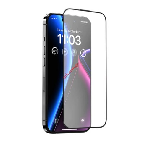 Προστατευτικό τζάμι iPhone 15 PRO (A3102) 6.1 Full Glue 5D Tempered glass Black Blister Προστατευτικό τζάμι iPhone 15 PRO (A3102) 6.1 Full Glue 5D Tempered glass Black Blister