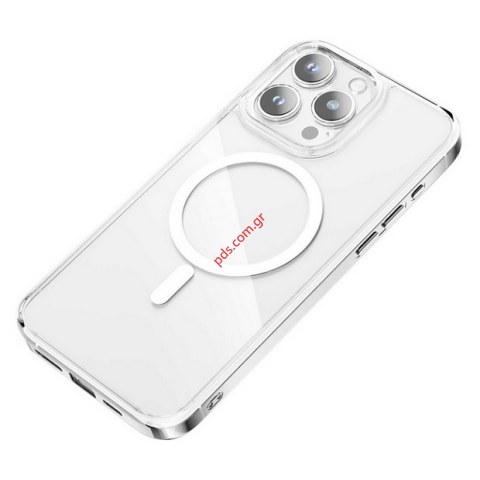 Διάφανη Θήκη iPhone 15 Pro MAX (A3106) 6.7 TPU Magforce Transparent Silicon Blister Διάφανη Θήκη iPhone 15 Pro MAX (A3106) 6.7 TPU Magforce Transparent Silicon Blister