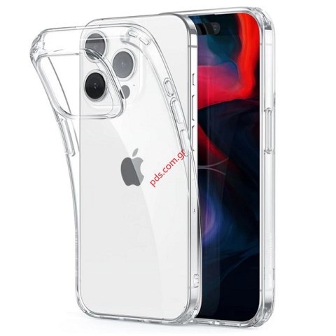 Διάφανη Θήκη iPhone 15 Pro MAX (A3106) TPU Transparent Silicon Blister Διάφανη Θήκη iPhone 15 Pro MAX (A3106) TPU Transparent Silicon Blister