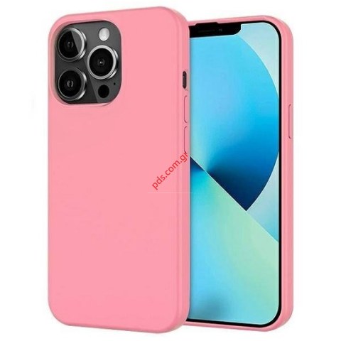 Θήκη TPU iPhone 15 PRO MAX back cover Candy Pink Light hard Silicon Blister Θήκη TPU iPhone 15 PRO MAX back cover Candy Pink Light hard Silicon Blister