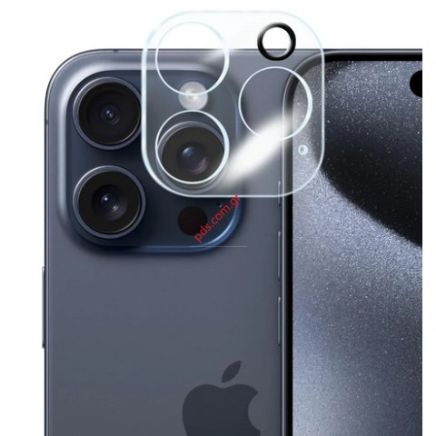 Προστατευτικό τζαμάκι κάμερας iPhone 16 PRO 6.3 / 16 PRO MAX 6.9 Tempered glass back camera Blister