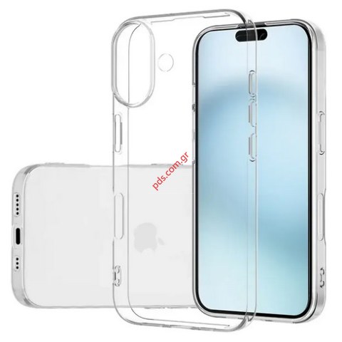 Case iPhone 16 6.1 TPU Transparent Clear Blister 