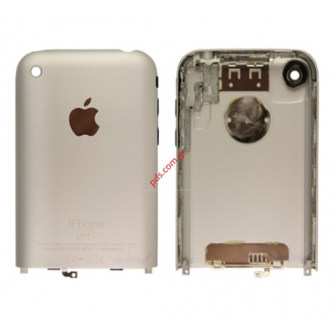 Γνήσιο πίσω πλαίσιο καπάκι μπαταρίας Apple iPhone 2G σε ασημί χρώμα Γνήσιο πίσω πλαίσιο καπάκι μπαταρίας Apple iPhone 2G σε ασημί χρώμα