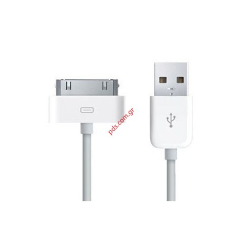 Καλώδιο Data iPhones MA591G USB 30 pin OEM 3G White σε λευκό χρώμα.