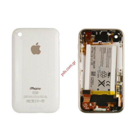 Apple iPhone 3GS 16GB πίσω καπάκι με εξαρτήματα σε λευκό χρώμα (OEM) Apple iPhone 3GS 16GB πίσω καπάκι με εξαρτήματα σε λευκό χρώμα (OEM)