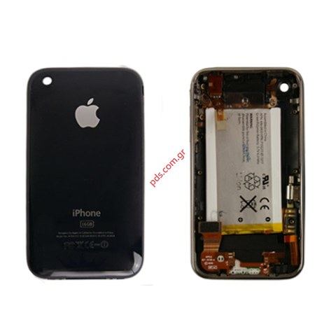 Apple iPhone 3GS 16GB πίσω καπάκι σε μαύρο χρώμα (με εξαρτήματα) complete OEM Apple iPhone 3GS 16GB πίσω καπάκι σε μαύρο χρώμα (με εξαρτήματα) complete OEM